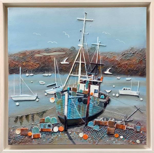 - Mixed Media on Canvas, Painting by Julie Adlard, measuring 50 x 50 cm (H x W) framed at 53 x 53 cm £750